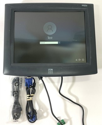 15'' ELO TouchSystem Touchscreen Monitor Model ET1525L-8SWC-1 E70597-000