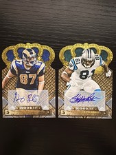 TWO 2011 Panini Crown Royale Rookie /499 Auto Salas & Pilares