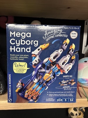 Mega Cyborg Hand STEM Kit Hydraulic Build Your Own - Sealed Thames & Kosmos