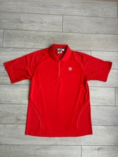 Roland Garros French Open Adidas 2007 Tennis Polo Shirt Quarter Zip Size L Large