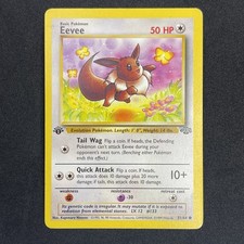 Eevee [1st Edition] #51 Prices | Pokemon Jungle | Pokemon Cards
