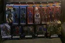 Hasbro G.I. Joe Lot Of  12 Cobra Commander   Sgt Slaughter Heavy Duty Jinx  + 8