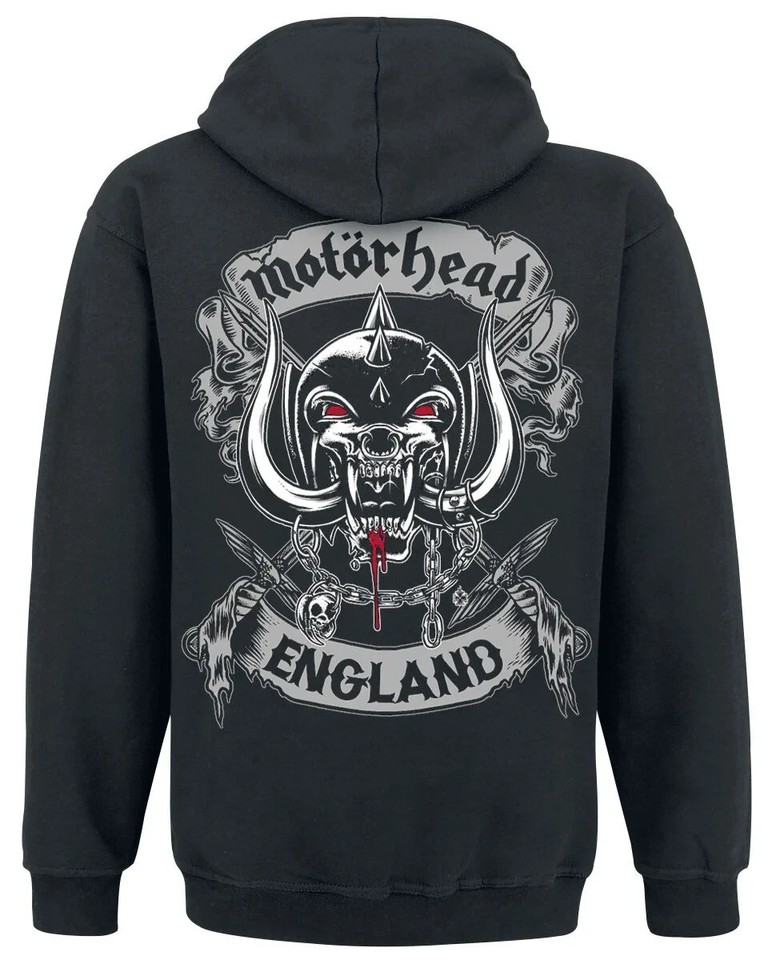 Cross Swords England Crest | Motörhead Sudadera con capucha | EMP