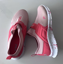 Fila Landbuzzer Splatter Slip on Size 7 Kids Big Girls Pink Tennis Shoes NEW