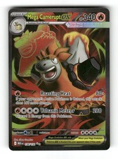 pokemon card mega camerupt - ex - 022/132 - ME01: Mega Evolution (MEG) - Double Rare a collectors pin Mega Camerupt EX #XY198a Prices