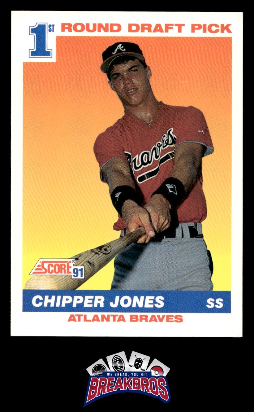 1991 Score #671 Chipper Jones