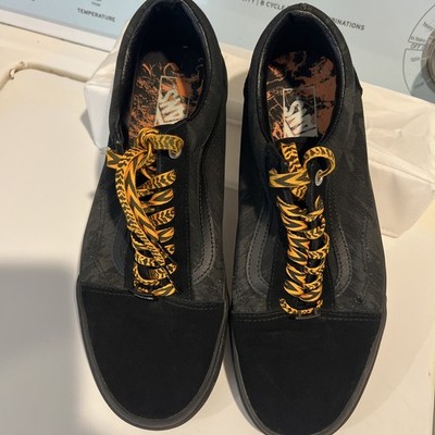 VANS Hua tunan  Old Skool Year of The Tiger Men's 10.5 Shoes Black Suede Toe Low