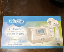 Dr. Brown  s Customflow Double Electric Breast Pump, BPA Free, Options Bottle