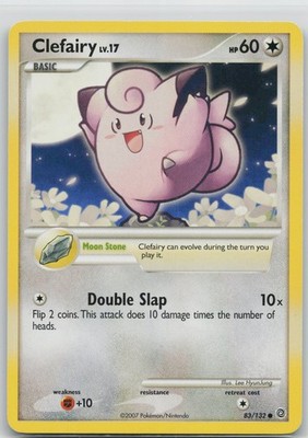 Clefairy Common Secret Wonders 83/132 LP Pokemon