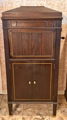 Antique Columbia Grafonola Phonograph WORKS with Records (similar to Victrola)