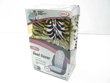 Bell 56722-8 Black White Zebra Universal Front Bucket Seat Cover