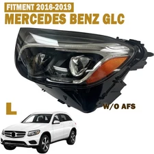 Complete Left LED Headlight Fit 2016-2019 MB GLC300 Basic Lighting Factory Style