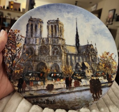 1981 Limoges, France, Premire Edition Louis Dali Porcelain Plates, Set of 4