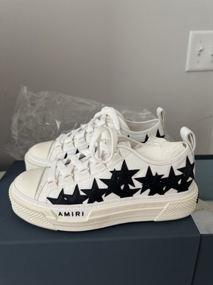 AMIRI Stars White Black Canvas Women s  Sneakers EU 39