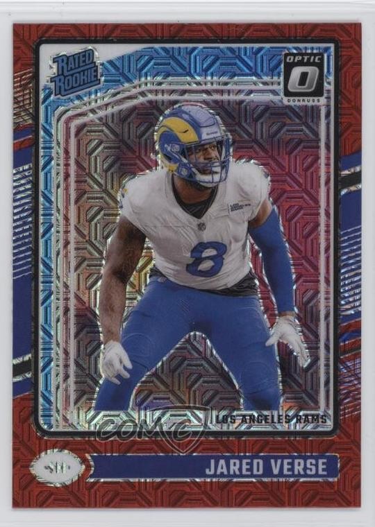 2024 Panini Donruss Optic Rated Rookie Red Mojo Prizm Jared Verse #242 RC