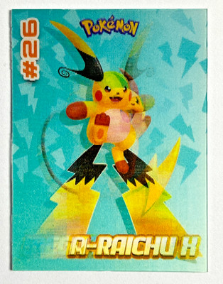 2025 POKEMON EVOLUTIONS 3R Card 3D #01 MEGA RAICHU X Lenticular
