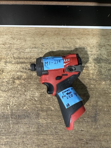 Milwaukee M12 Fuel 1/4in Hex Impact Driver (3453-20) For Part Or Repair ML-214