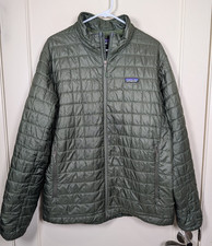 Patagonia Men's Nano Puff Jacket Size XL Basin Green Packable Lightweight