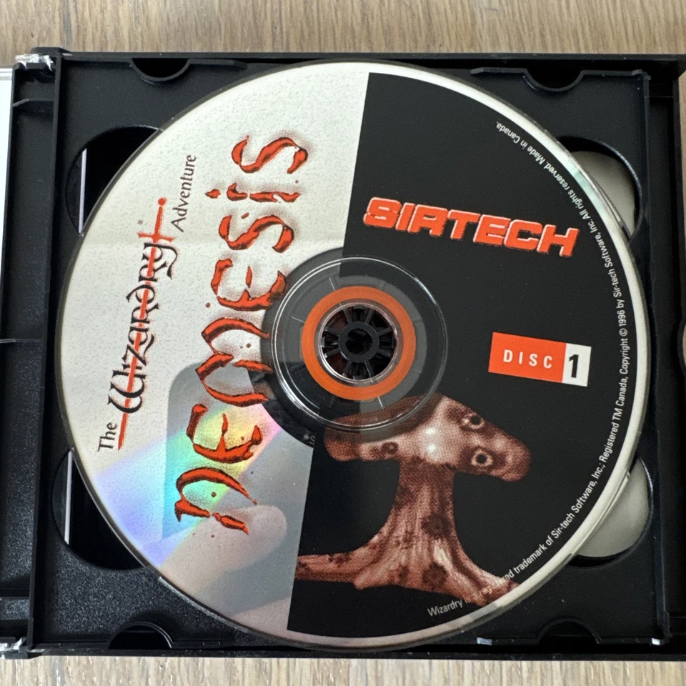 Nemesis: The Wizardry Adventure (PC, 1996, Discs & Manual, NO BOX) - Image 3 of 4