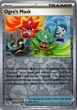 Ogre's Mask Reverse Holo 118/131 Uncommon SV: Prismatic Evolutions LP Pokemon