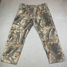 Vintage Realtree Camouflage Pants Double Knee 38x30 meas 36x29 Hardwoods