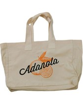 Adanola Men's Bag Cream Graphic 100% Cotton Tote