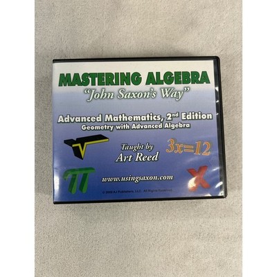 Saxon Math Mastering Algebra DVD Advanced Math 2nd Ed Art Reed Missing Disc 4