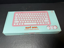 Surf Onn Compact Wireless Keyboard 78 Keys Pink New in Box