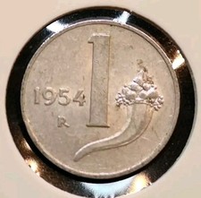 1 Lira 1954 Italia In Ottime Condizioni #18/83