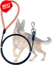 Heavy Duty Chew Proof Metal Dog Leash 5Ft for Large Dogs up to 250lb - US