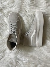 Vans SK8-Hi Tapered Stackform Platform Sneakers Gray Suede Women Size 9 NWOB