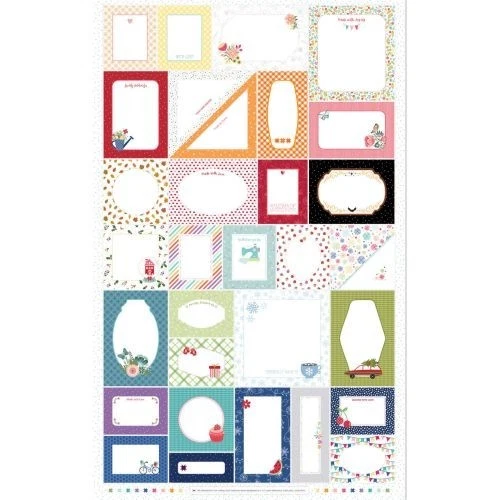 Stitched With Love By Kimberbell For Maywood Studio - Multi Label Panel #11080-Z - product listing photo