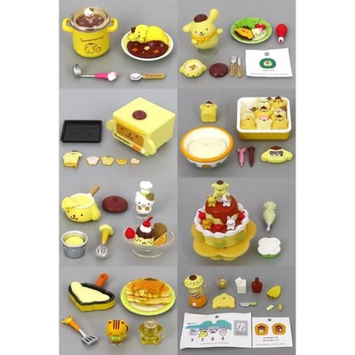 Trading Figure Set of 8 Pompompurin Daisuki! Cooking