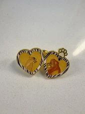 Loungefly Disney Simba & Nala Lion King Heart Locket Blind Box Enamel Pin