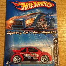 Hot Wheels 2005 #187 coche misterioso correo en #4 Volkswagen nueva taza escarabajo