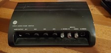 GE Model 37630 4-Way RCA Splitter AV Switcher, 4 in 1 Out Used