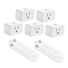  Remote Control Outlet for Seniors, Mobility-Limited Users, Wireless 5 Pack