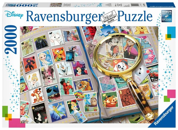 Meine Liebsten Briefmarken. Puzzle 2000 Teile Spiel Erwachsenenpuzzle Standard-image