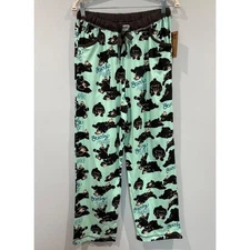 Lazy One Women's Size S Bearly Awake Pajama Pants Lounge Sleepwear Drawstring