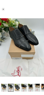 Men\'s Christian Louboutin CLOOCLOO spiked Leather, Oxford\'s size 43 made Italy DSC00867_4d1a90e6-81b7-4076-  main image 4