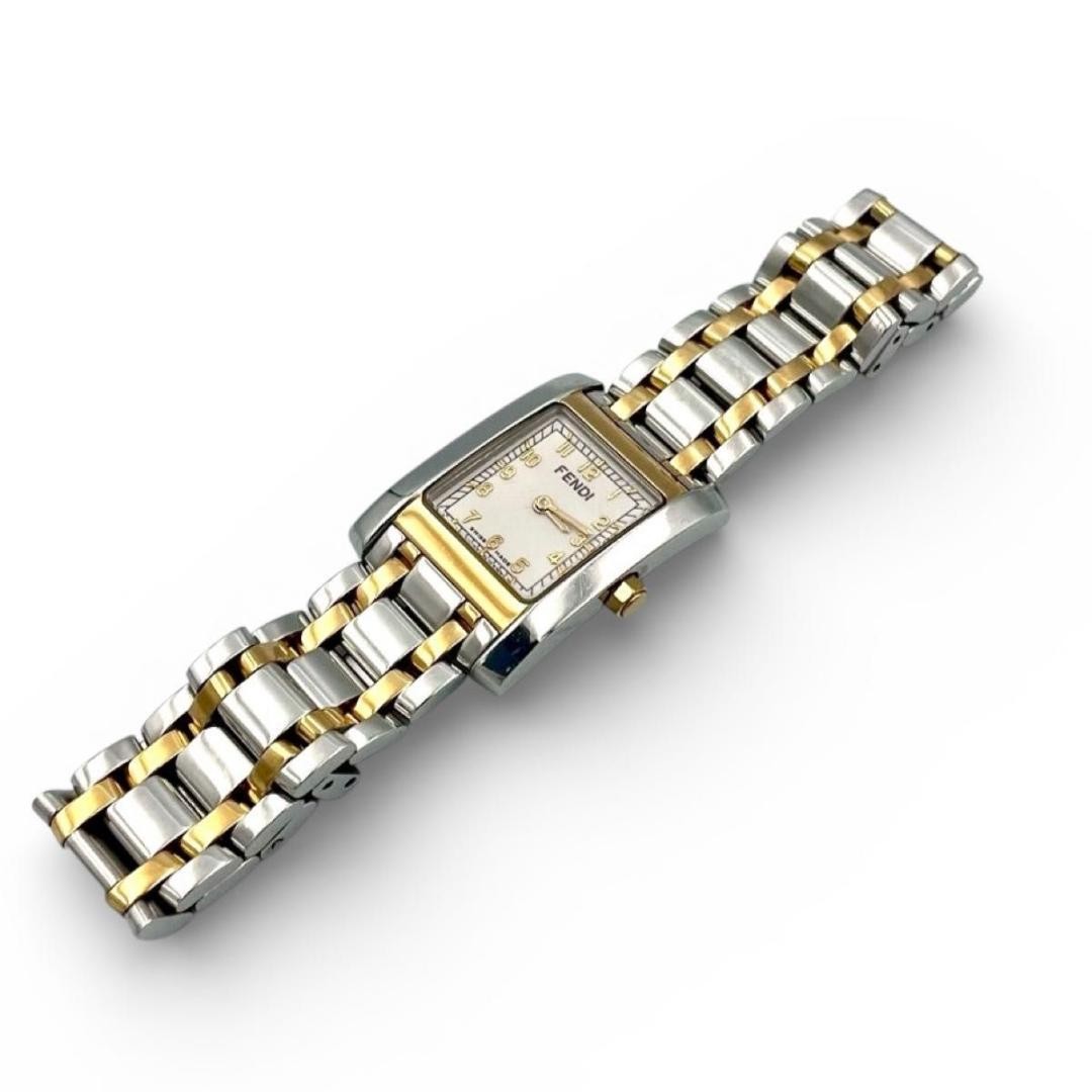 FENDI 632 Quartz Rectangular Watch for Women Used - image 8