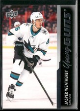 2021-22 Upper Deck Young Guns Jasper Weatherby RC #487 San Jose Sharks