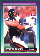 Steve McMichael -  1990 Score #197 - Chicago Bears Football Card