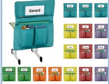 Chair Pockets for Classrooms 20  x17 Buddy Pocket Set of 23 with Name Slots