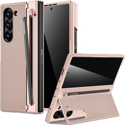 Gold Case for Samsung Galaxy Z Fold 7 with S Pen Holder [Military Grade Drop]