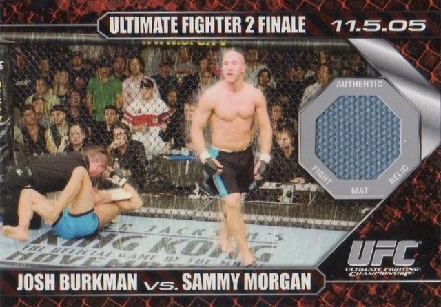 2009 Topps UFC Round1 Josh Burkman / Sammy Morgan Relics