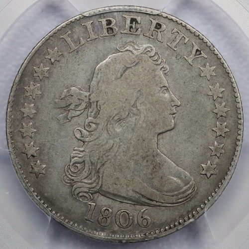 1806 25c Draped Bust Quarter - PCGS Fine Detail Cleaned