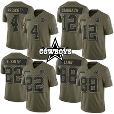 Men's Cowboys Olive 2025 Salute to Service Vapor F.U.S.E. Limited Jersey NWT