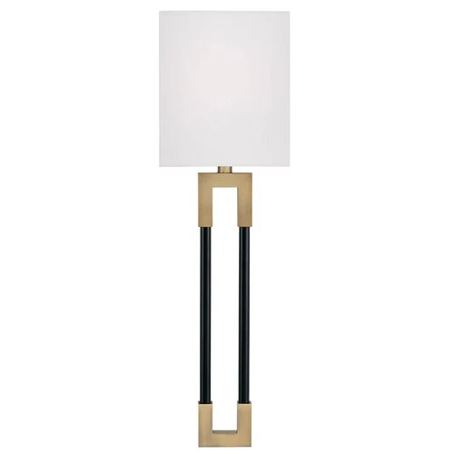 Capital Bleeker 19" High Aged Brass and Black Wall Sconce - Picture 5 of 6