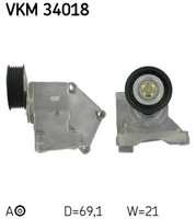 Skf Riemenspanner Keilrippenriemen Vkm 34018 FüR Dfw Dnw Focus Ford Daw Dbw 70Mm